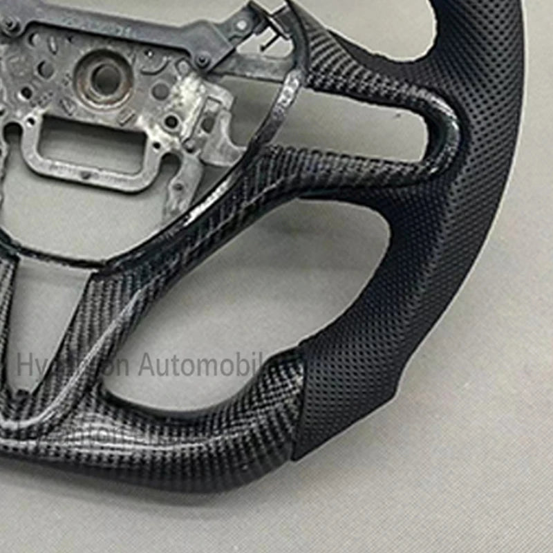 Honda Fit Carbon Fiber Steering Wheel – Perforated Leather Edition
