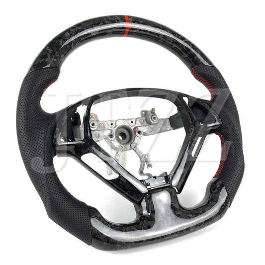 Infiniti G37 (2008–2017) Forged Carbon Fiber Steering Wheel – Perforated Leather