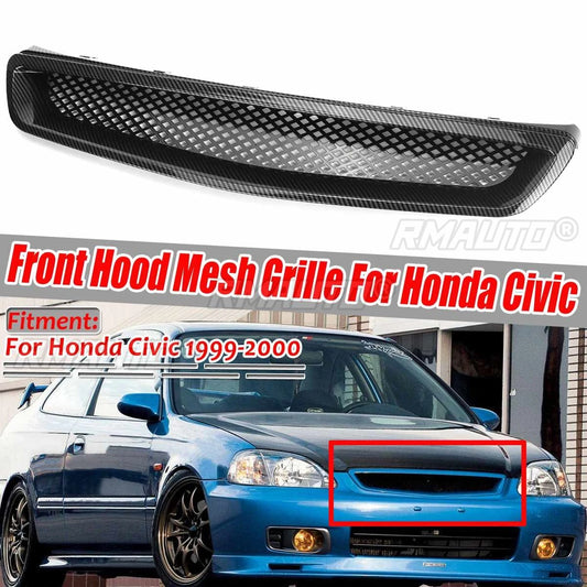 Type R Style Front Mesh Grille – Honda Civic EK (1999–2000)