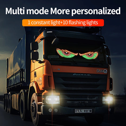 Dynamic Devil Eyes LED Car Light – Front & Rear Display