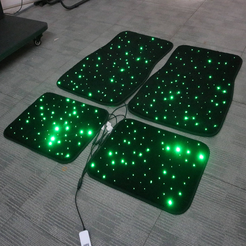 Fiber Optic LED Car Floor Mats – Ambient Light Design