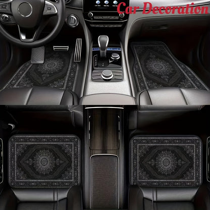4pcs Luxury European-Style Car Floor Mats