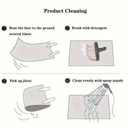 4pcs Vintage European Pattern Car Floor Mats