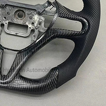 Honda Fit Carbon Fiber Steering Wheel – Perforated Leather Edition