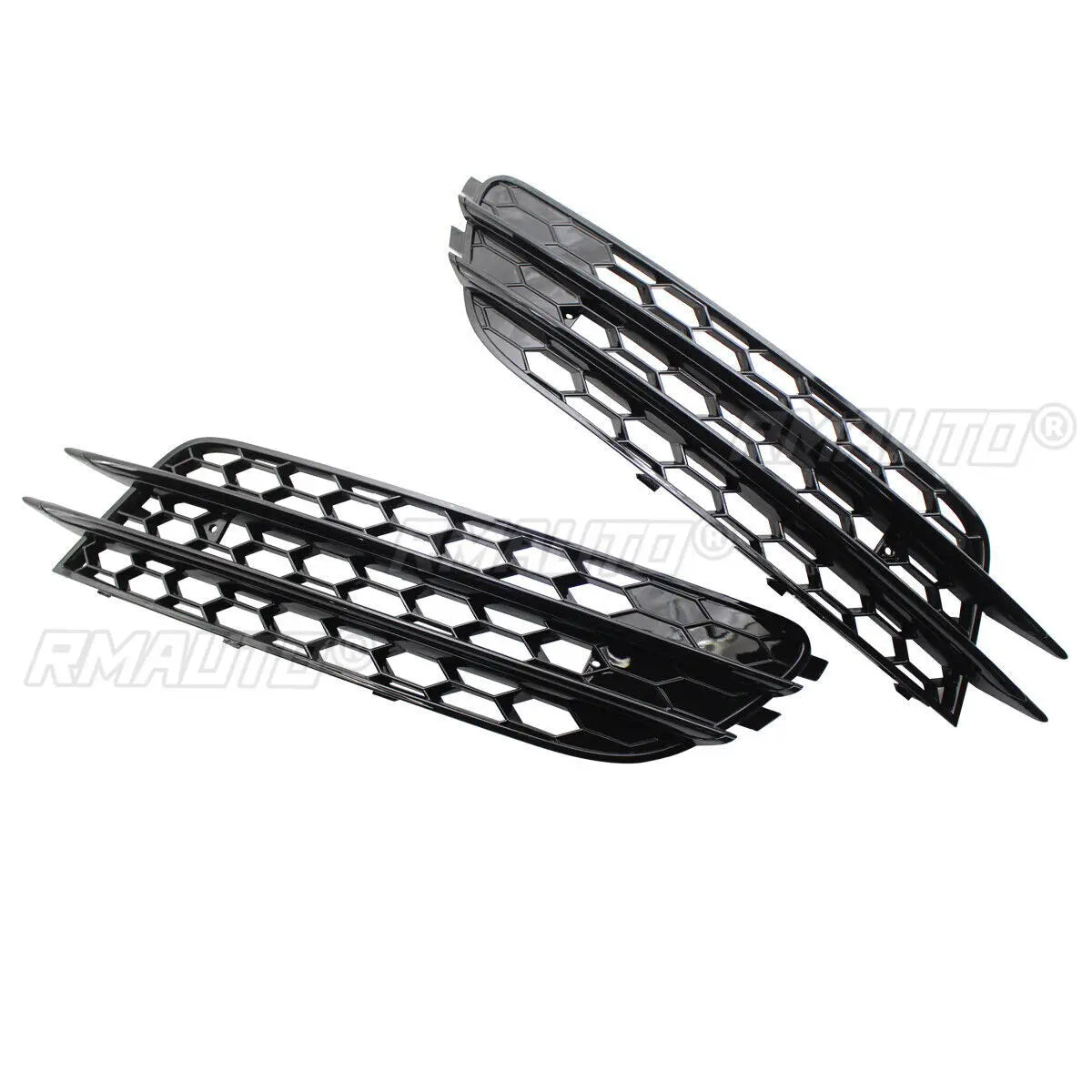 Front Fog Light Grille Covers for Audi A6 C7 (2012–2015)