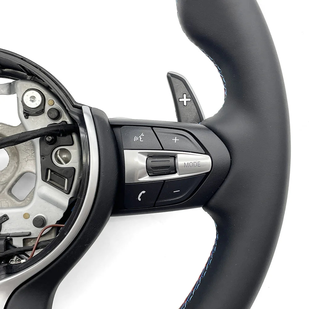 BMW F-Series Performance Steering Wheel – Custom Leather Sport Upgrade (F01–F30, M3 / M5 / M6)