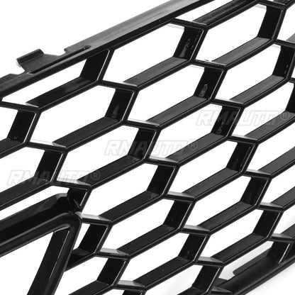 Gloss Black Front Fog Grille Set – Audi A4 B8.5 / S4 S-Line (2013–2015)