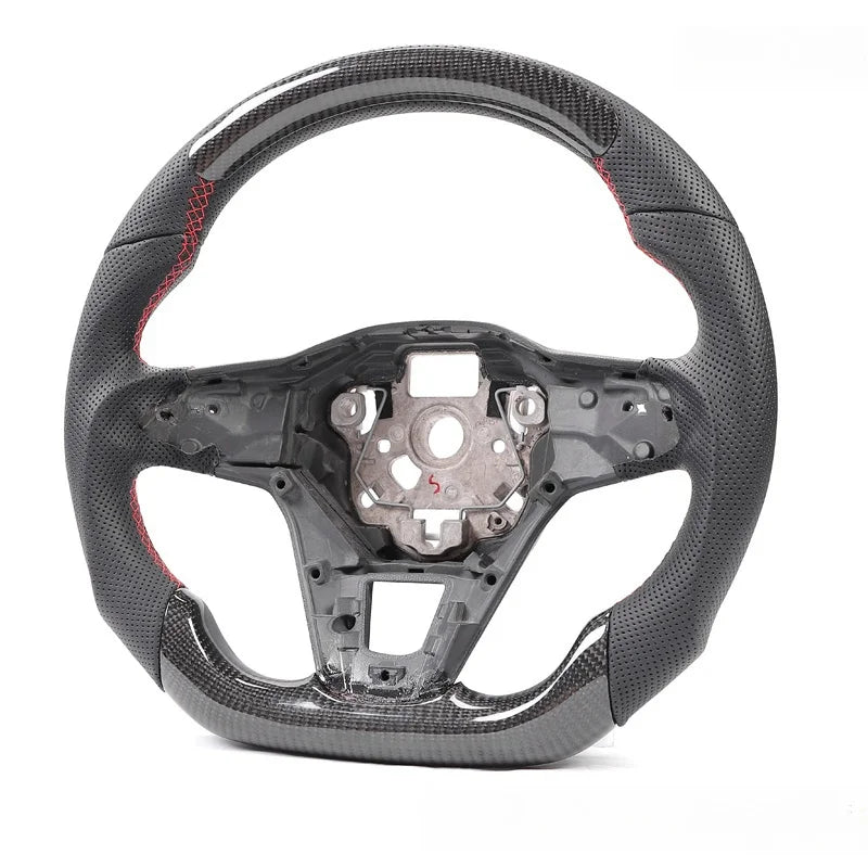 Volkswagen Tiguan / GTI (2022–2024) Suede & Carbon Fiber Steering Wheel