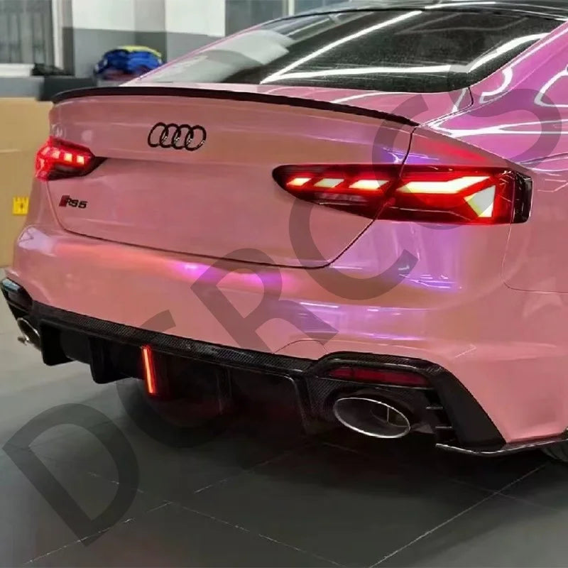 Audi RS5 B9.5 (2020–2024) Carbon Fiber Rear Diffuser – Coupe & Sportback