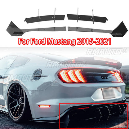 Rear Bumper Lip Diffuser for Ford Mustang (2018–2021)