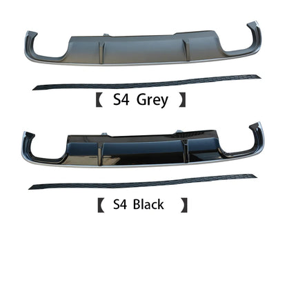 Rear Bumper Diffuser Lip – Audi A3 / A4L 2017–2018 Sport Style Upgrade