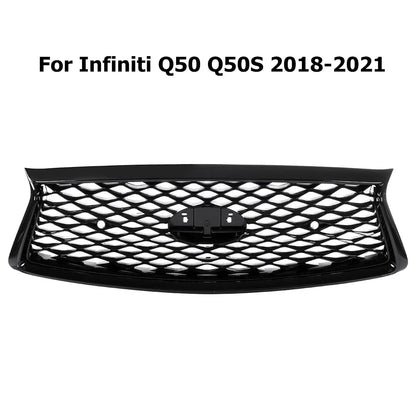 Front Center Mesh Grille for Infiniti Q50 / Q50S (2014–2022)