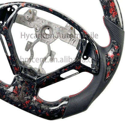 Infiniti G37 (2008–2017) Forged Carbon Fiber Steering Wheel – Perforated Leather