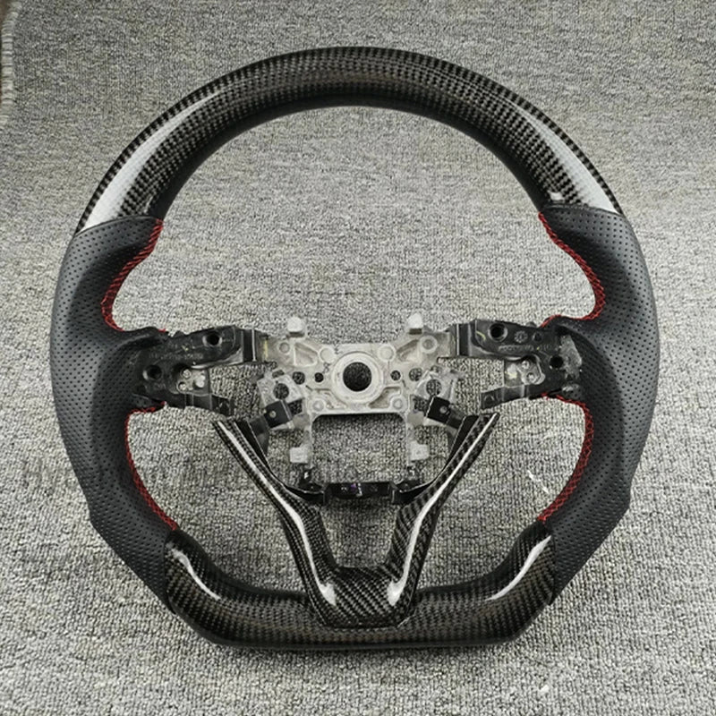 Honda Accord 10th Gen Carbon Fiber & Leather Steering Wheel