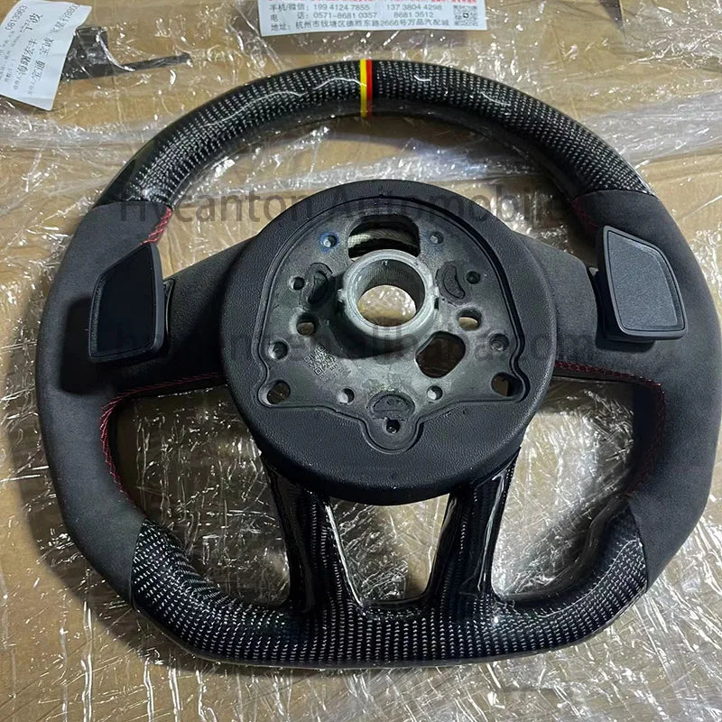 Audi A4 / A5 Alcantara Performance Steering Wheel – Flat Bottom Sport Upgrade
