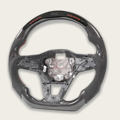 Volkswagen Tiguan / GTI (2022–2024) Suede & Carbon Fiber Steering Wheel