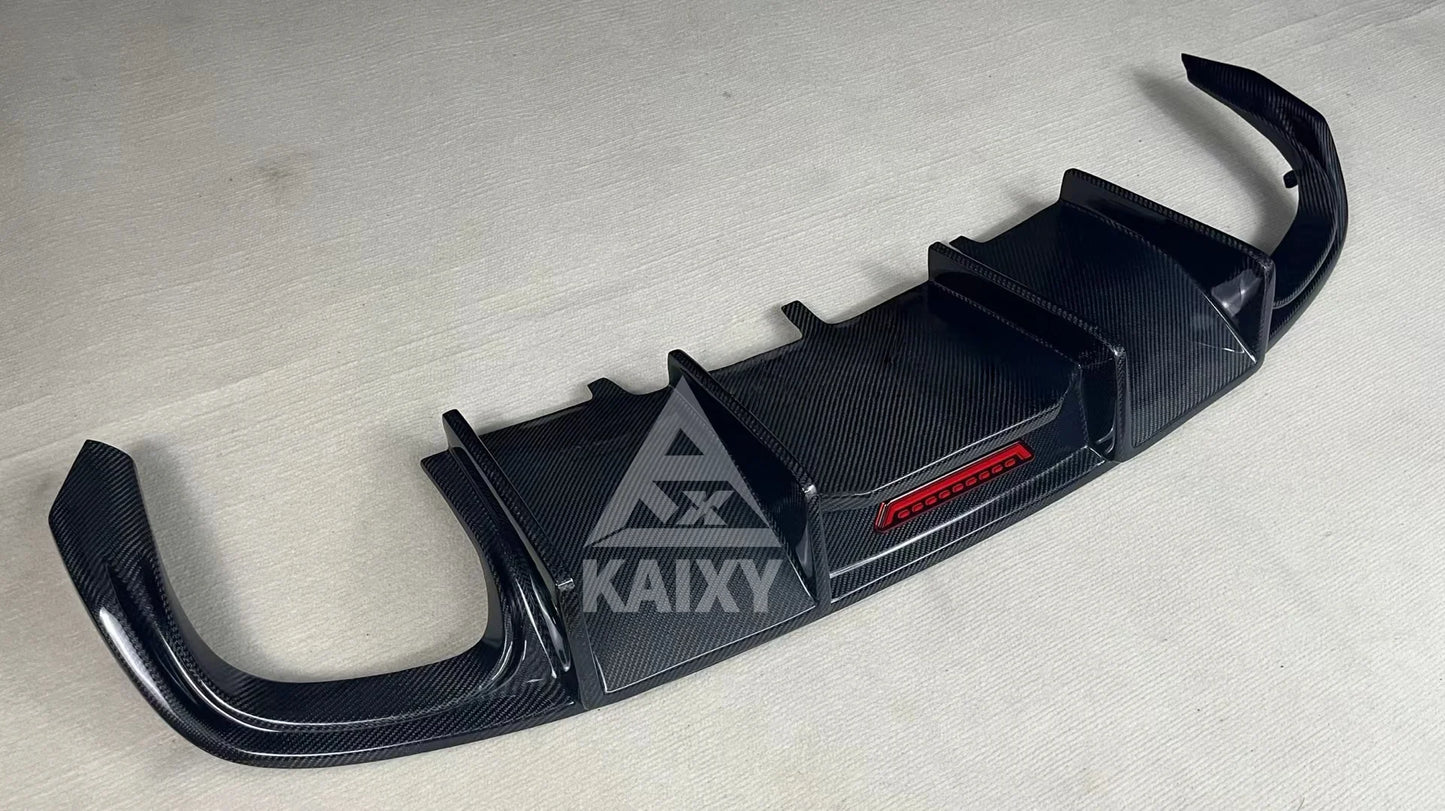 Audi A5 / S5 B8.5 Carbon Fiber Rear Diffuser with LED (2012–2016)