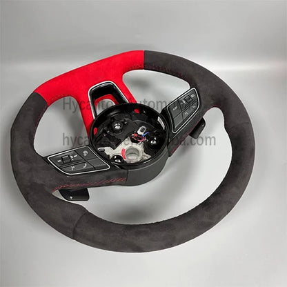 Audi A4 / A5 B9 Smooth Leather Sport Steering Wheel (With Buttons)