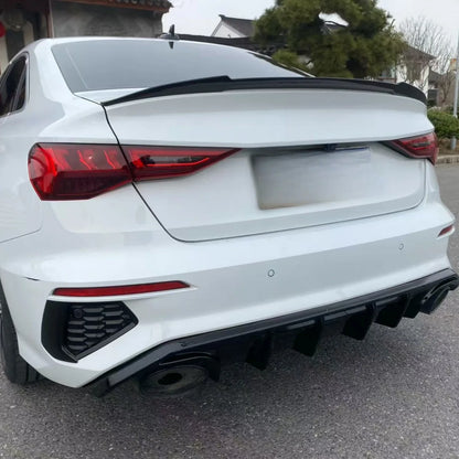 Sport Rear Diffuser Lip – Audi A3 Sedan (2021–2024)
