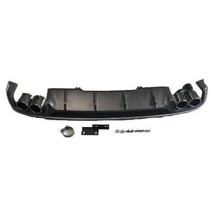 Rear Bumper Diffuser Lip – Audi A3 / A4L 2017–2018 Sport Style Upgrade