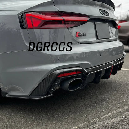 Audi RS5 B9.5 (2020–2024) Carbon Fiber Rear Diffuser – Coupe & Sportback