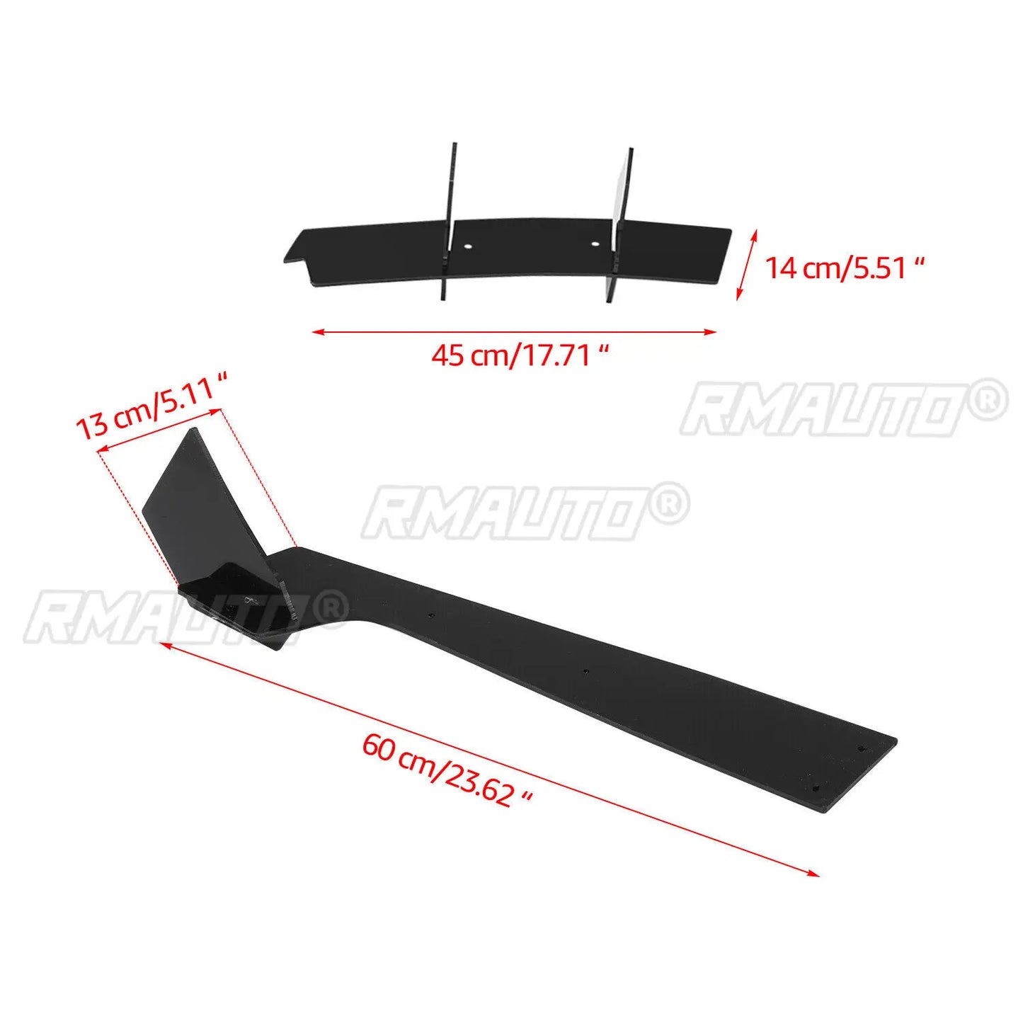 Rear Bumper Lip Diffuser for Ford Mustang (2018–2021)
