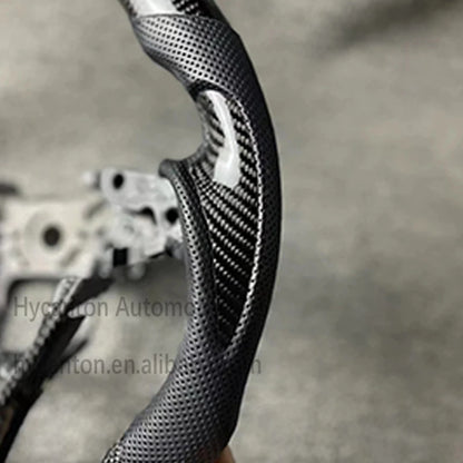 Honda Accord 10th Gen Carbon Fiber Steering Wheel – Perforated Leather