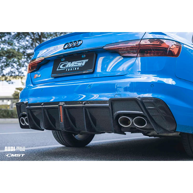 Audi B10 S4 / A4 S-Line Carbon Fiber Rear Diffuser – CMST Style