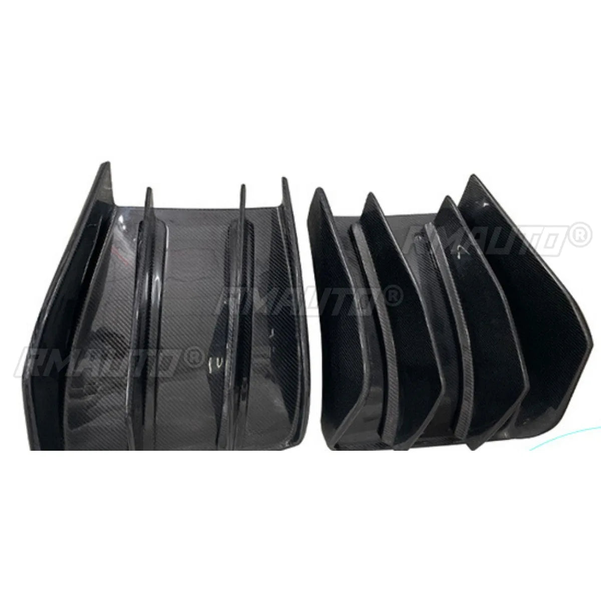 Carbon Fiber Rear Bumper Lip Splitters – Corvette C7 (2014–2019)