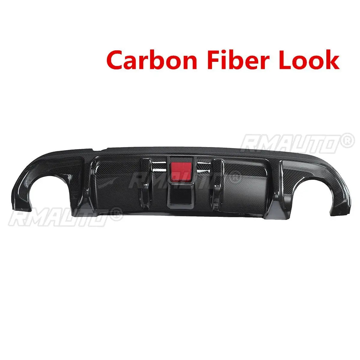 Rear Bumper Diffuser with LED Brake Light for Infiniti Q50 (2018–2019)