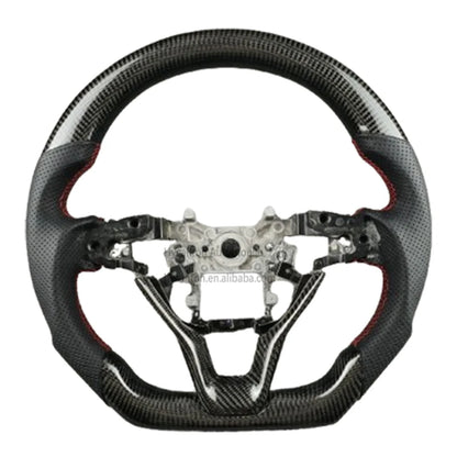 Honda Accord 10th Gen Carbon Fiber & Leather Steering Wheel
