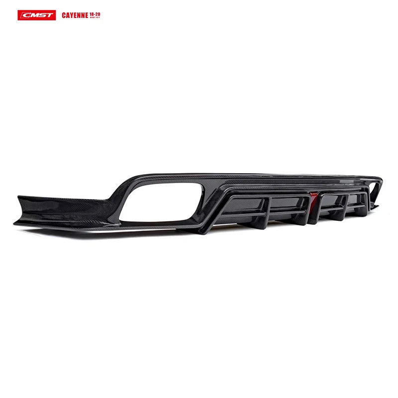 Carbon Fiber Rear Diffuser – Porsche Cayenne Turbo 9Y0 (CMST Style)