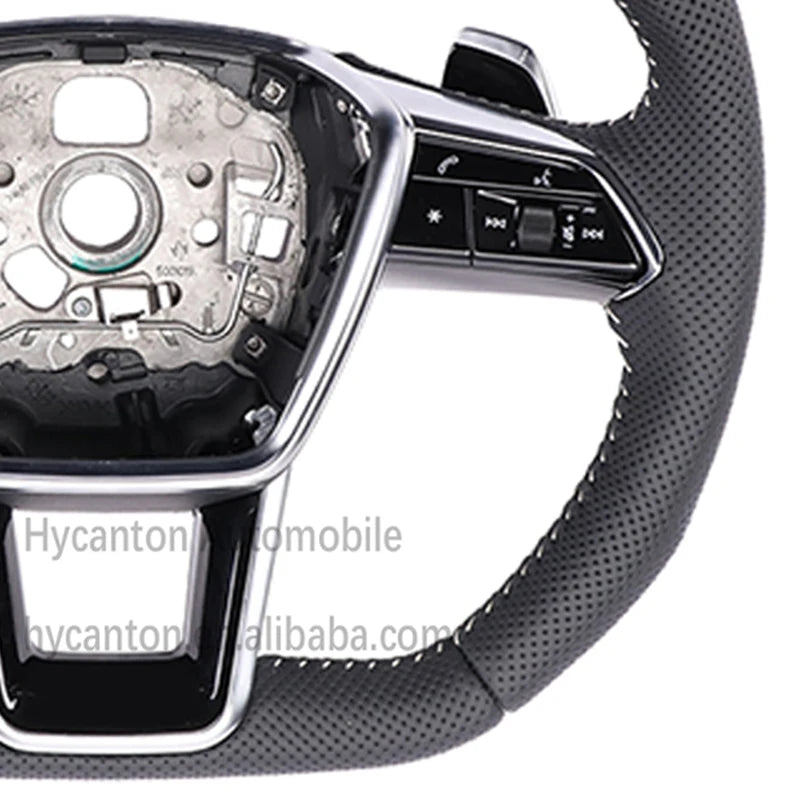 Audi A4 / A5 / A6 / A7 / A8 Custom Perforated Leather Steering Wheel
