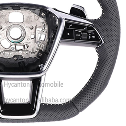 Audi A4 / A5 / A6 / A7 / A8 Custom Perforated Leather Steering Wheel