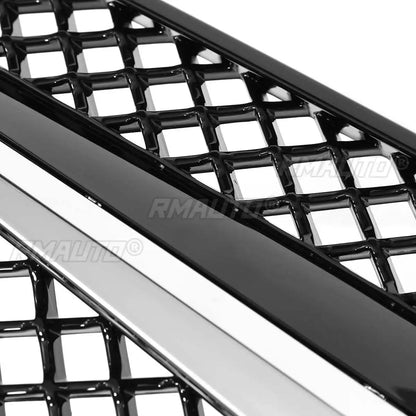 Gloss Black W209 Diamond Style Grill Grille Car Front Bumper Grille for Mercedes for Benz CLK 320 500 W209 2003-2009