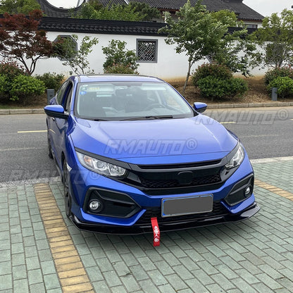 Front Lip Splitter Diffuser for Honda Civic 2017–2021 (SI & Hatchback)