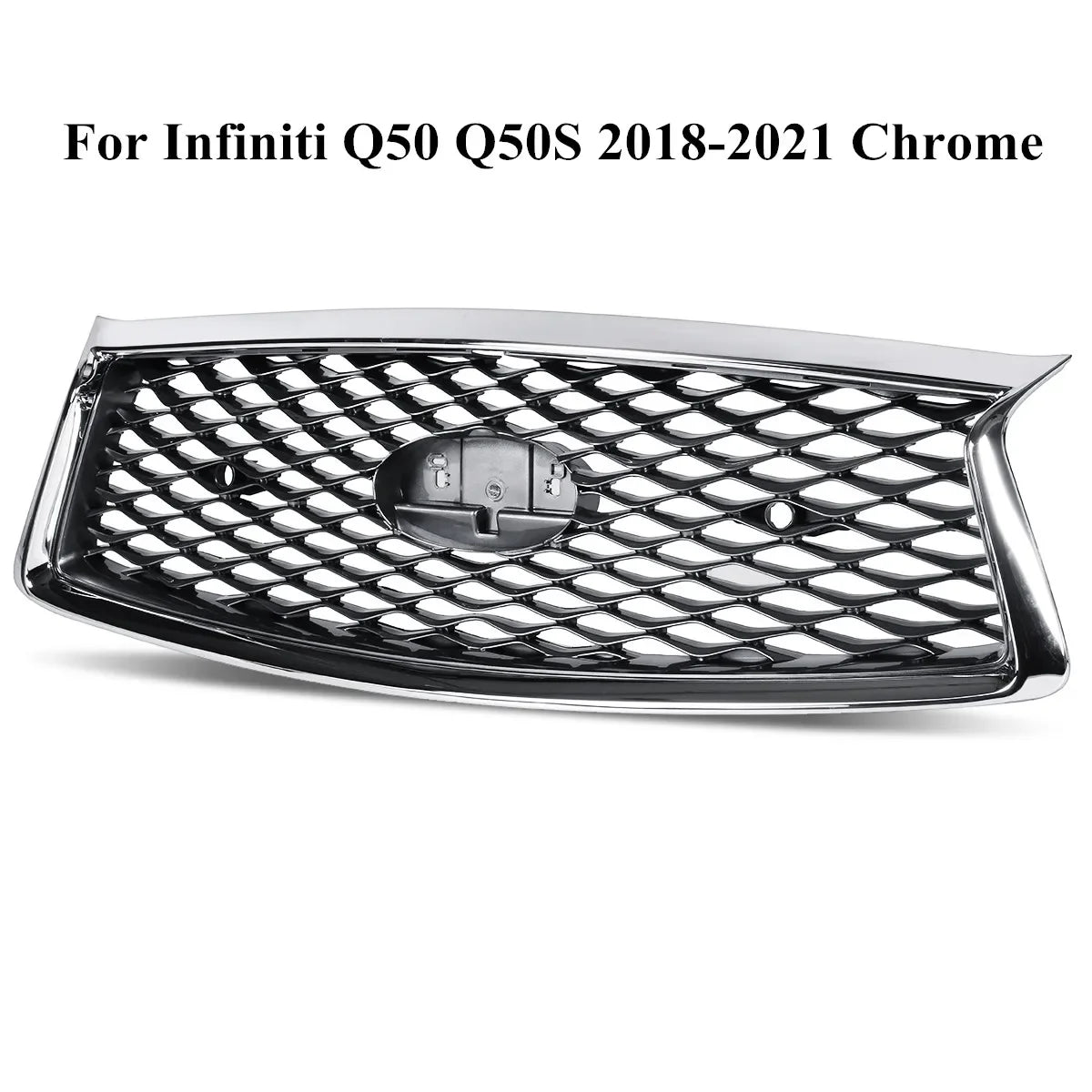 Front Center Mesh Grille for Infiniti Q50 / Q50S (2014–2022)