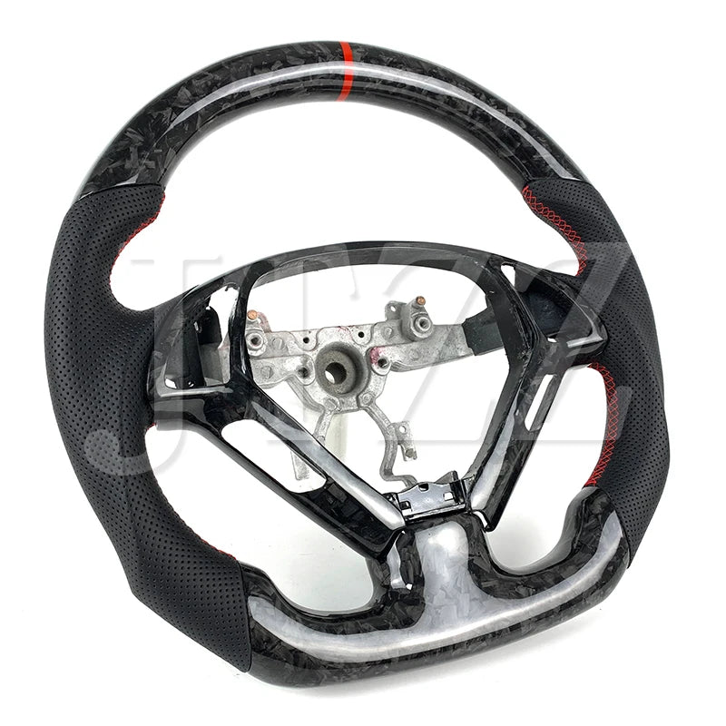 Infiniti G37 (2008–2017) Forged Carbon Fiber Steering Wheel – Perforated Leather