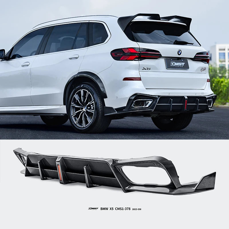 BMW X5 G05 LCI (2023+) Dry Carbon Fiber Rear Diffuser – CMST Style