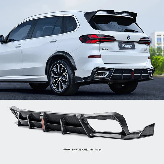 BMW X5 G05 LCI (2023+) Dry Carbon Fiber Rear Diffuser – CMST Style
