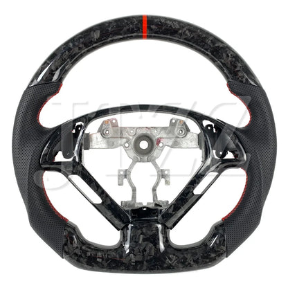 Infiniti G37 (2008–2017) Forged Carbon Fiber Steering Wheel – Perforated Leather