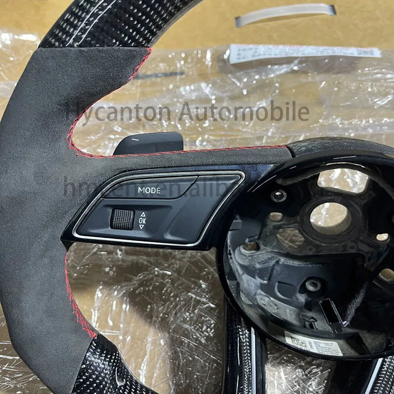 Audi A4 / A5 Alcantara Performance Steering Wheel – Flat Bottom Sport Upgrade