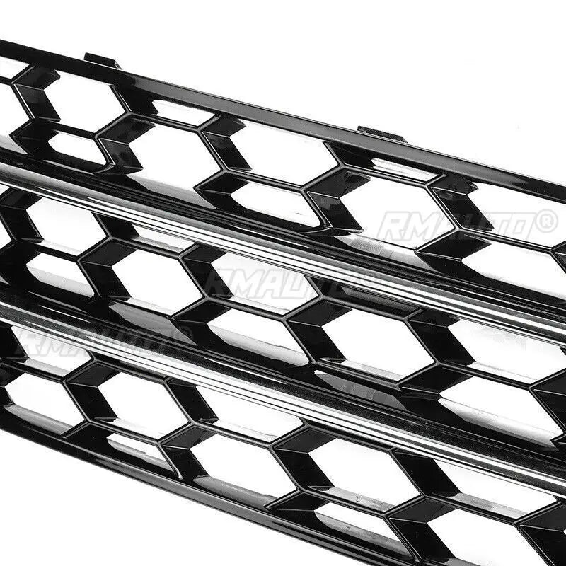 Front Fog Light Grille Covers for Audi A6 C7 (2012–2015)
