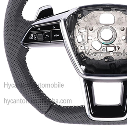 Audi A4 / A5 / A6 / A7 / A8 Custom Perforated Leather Steering Wheel