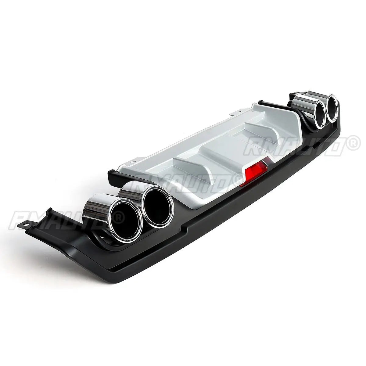 Rear Bumper Diffuser with Dual Exhaust Tips for Honda Civic (2016–2018)