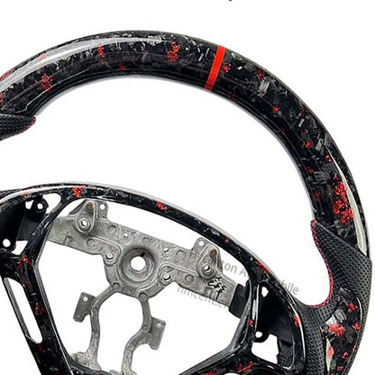 Infiniti G37 (2008–2017) Forged Carbon Fiber Steering Wheel – Perforated Leather