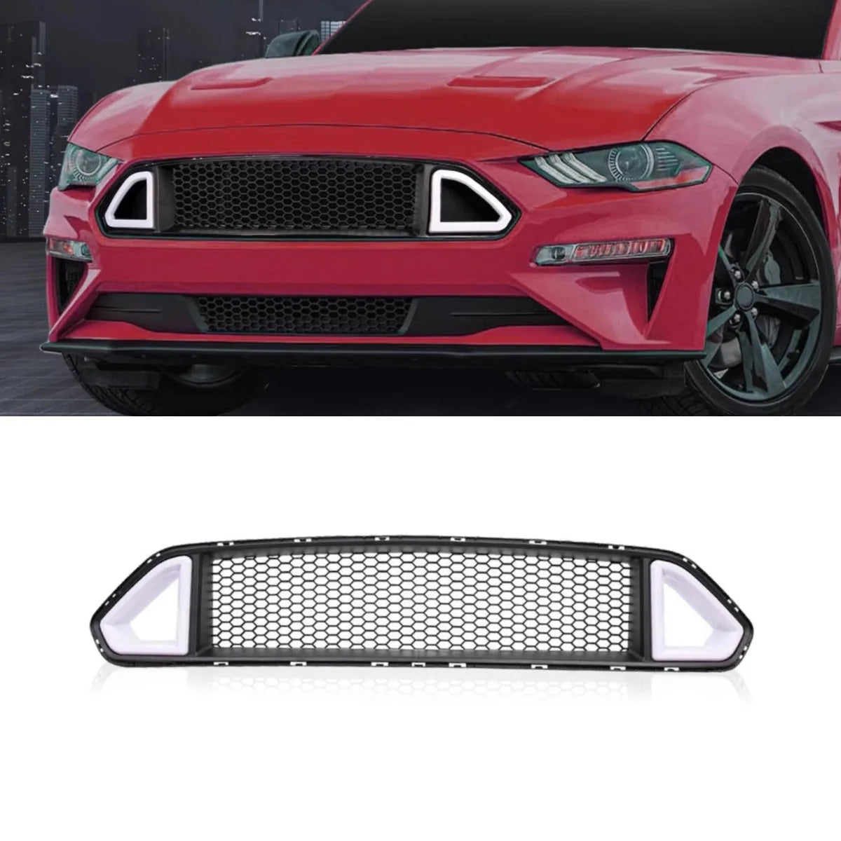 Front Bumper Grille for Ford Mustang (2015–2017)