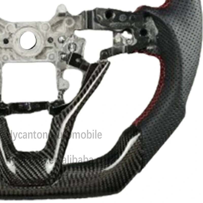 Honda Accord 10th Gen Carbon Fiber & Leather Steering Wheel