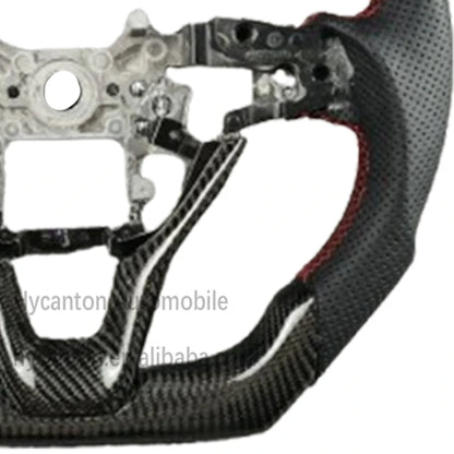 Honda Accord 10th Gen Carbon Fiber & Leather Steering Wheel