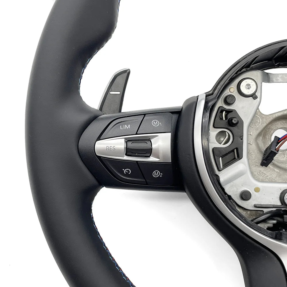 BMW F-Series Performance Steering Wheel – Custom Leather Sport Upgrade (F01–F30, M3 / M5 / M6)